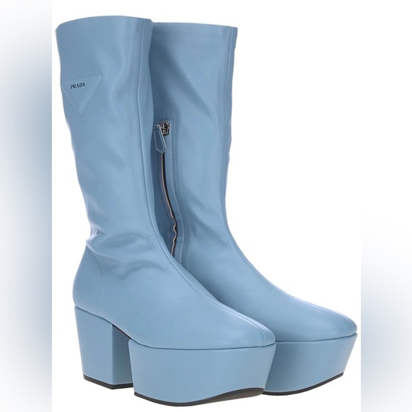 PRADA Platform Pull On Boots - Picture 2 of 14